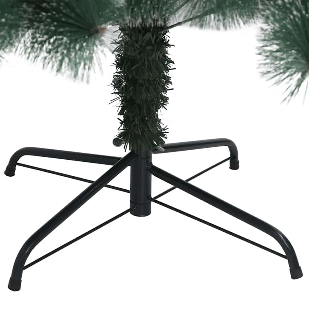 vidaXL Artificial Pre-lit Christmas Tree with Stand Green 180 cm PET