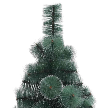vidaXL Artificial Pre-lit Christmas Tree with Ball Set Green 210 cm