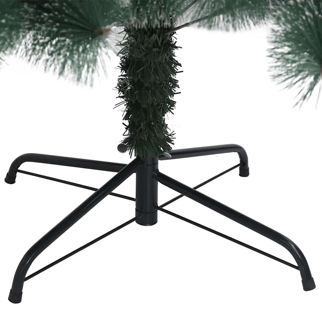 vidaXL Artificial Pre-lit Christmas Tree with Ball Set Green 210 cm