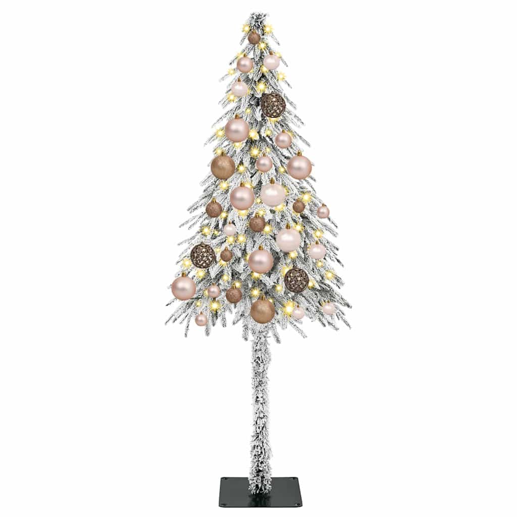 vidaXL Christmas Tree with 150 LEDs White 120 cm PE and Steel