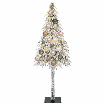 vidaXL Christmas Tree with 150 LEDs White 120 cm PE and Steel