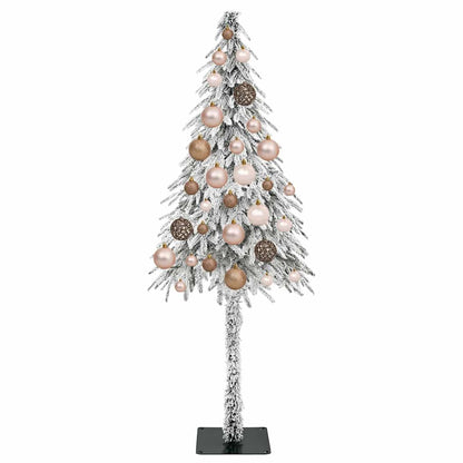 vidaXL Christmas Tree with 150 LEDs White 120 cm PE and Steel