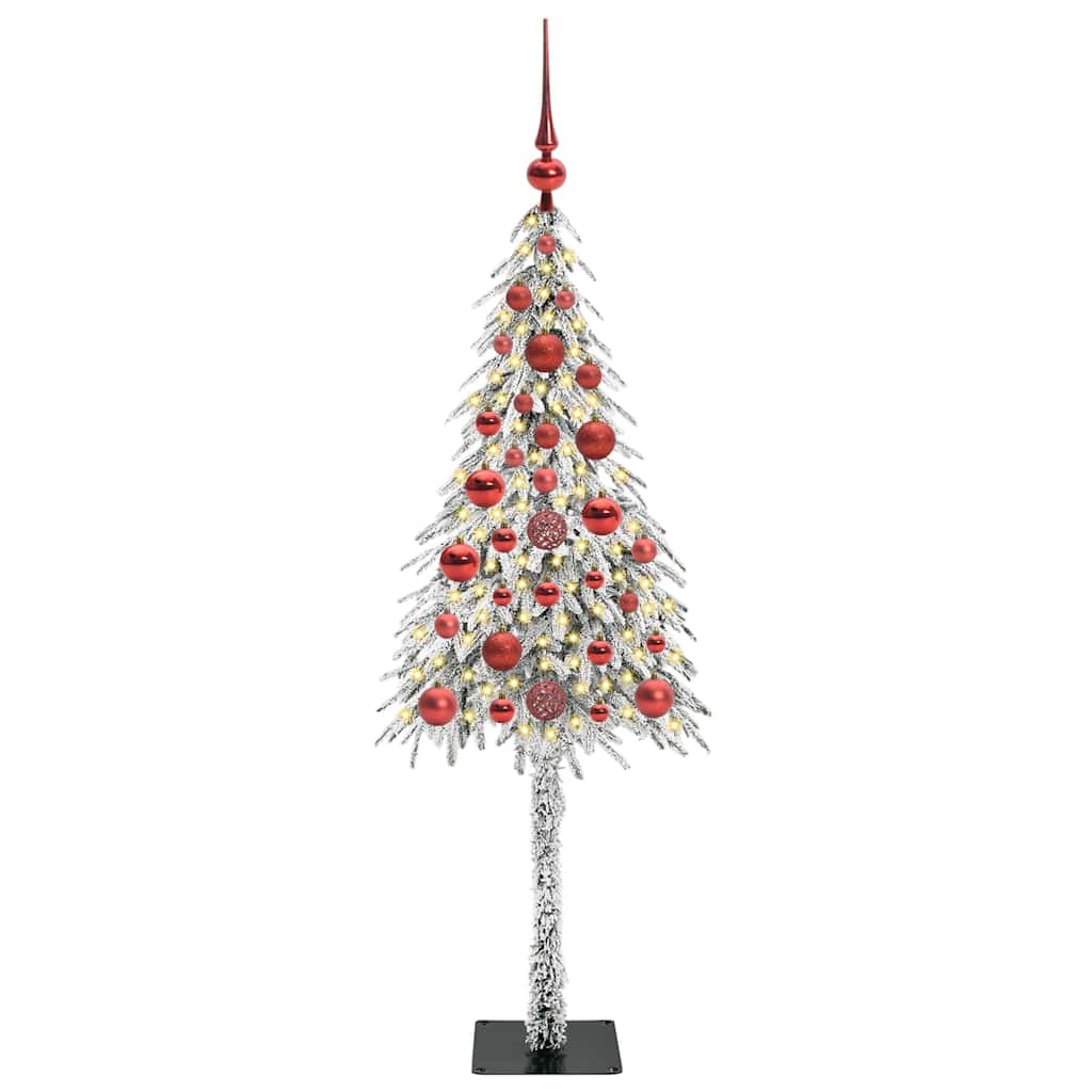 vidaXL Christmas Tree with 150 LEDs White 120 cm PE and Steel