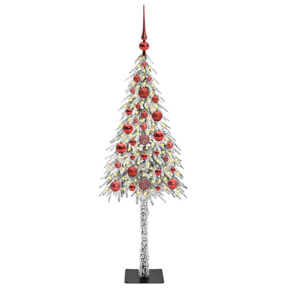 vidaXL Christmas Tree with 150 LEDs White 120 cm PE and Steel