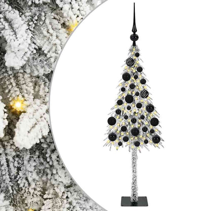 vidaXL Christmas Tree with 150 LEDs White 120 cm PE and Steel