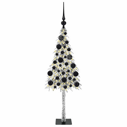 vidaXL Christmas Tree with 150 LEDs White 120 cm PE and Steel