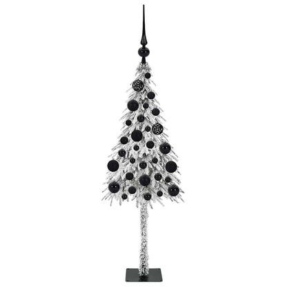 vidaXL Christmas Tree with 150 LEDs White 120 cm PE and Steel