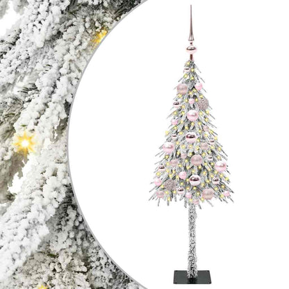 vidaXL Christmas Tree with 150 LEDs White 120 cm PE and Steel