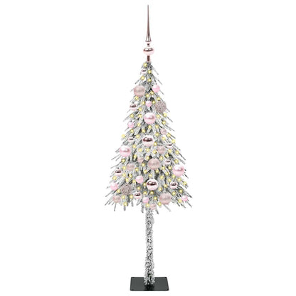 vidaXL Christmas Tree with 150 LEDs White 120 cm PE and Steel