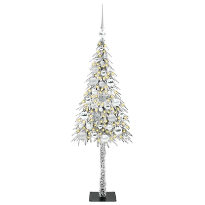 vidaXL Christmas Tree with 150 LEDs White 120 cm PE and Steel