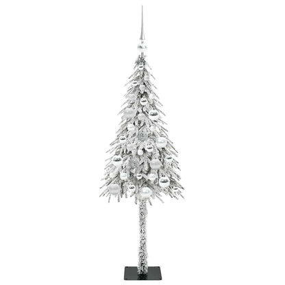vidaXL Christmas Tree with 150 LEDs White 120 cm PE and Steel