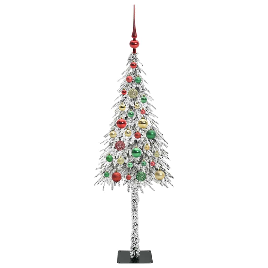 vidaXL Christmas Tree with 150 LEDs White 120 cm PE and Steel
