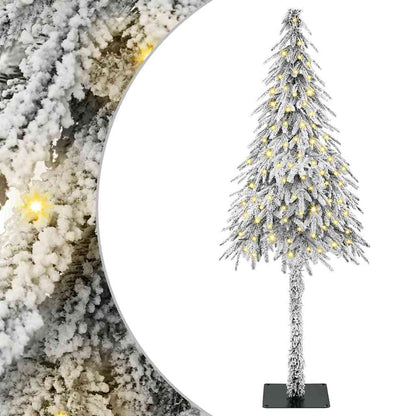 vidaXL Christmas Tree White 150 cm PE and Steel