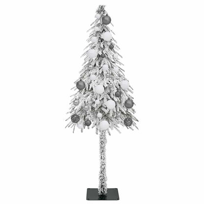 vidaXL Christmas Tree with 150 LEDs White 150 cm PE and Steel