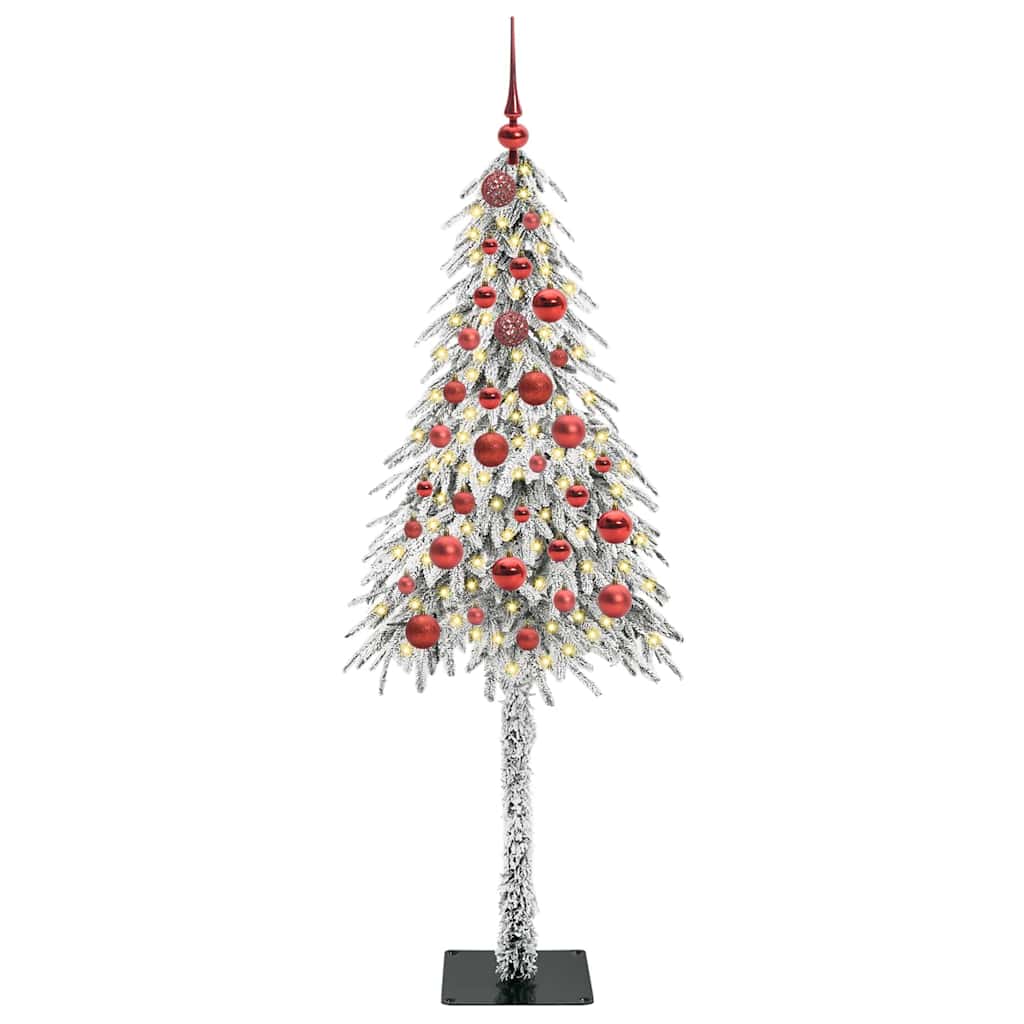 vidaXL Christmas Tree with 150 LEDs White 150 cm PE and Steel