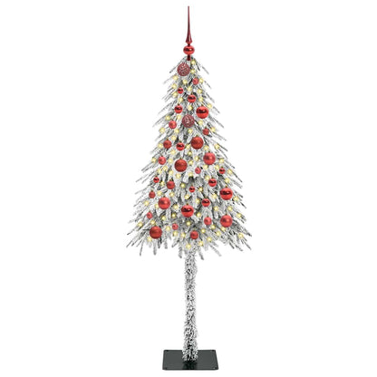vidaXL Christmas Tree with 150 LEDs White 150 cm PE and Steel