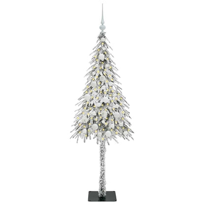 vidaXL Christmas Tree with 150 LEDs White 150 cm PE and Steel