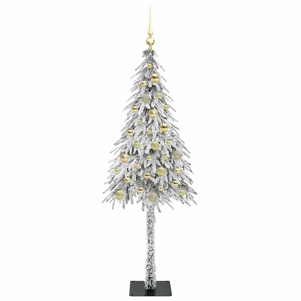 vidaXL Christmas Tree with 150 LEDs White 150 cm PE and Steel