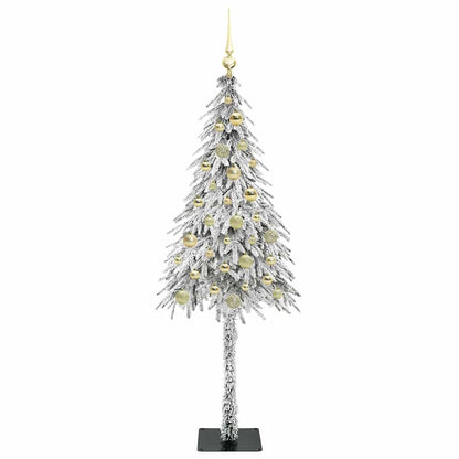 vidaXL Christmas Tree with 150 LEDs White 150 cm PE and Steel