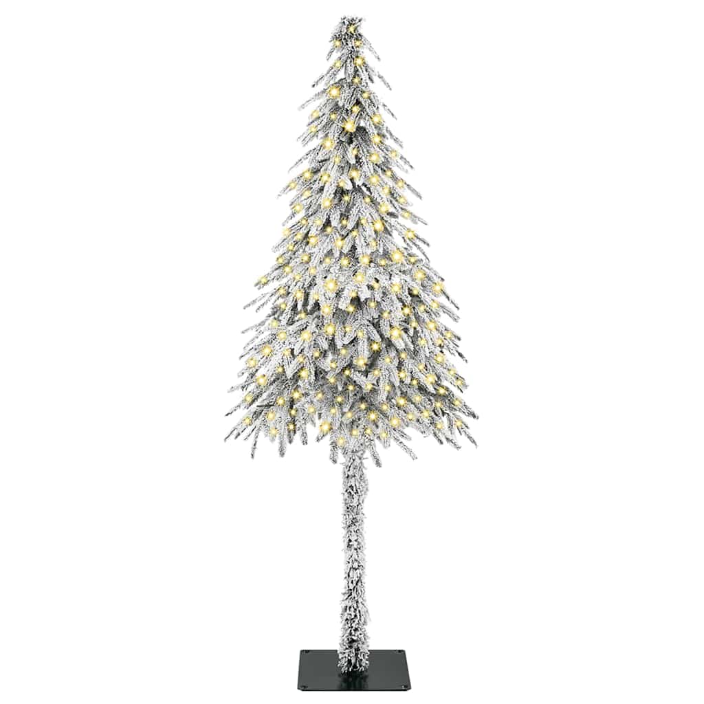 vidaXL Christmas Tree with 300 LEDs White 180 cm PE and Steel