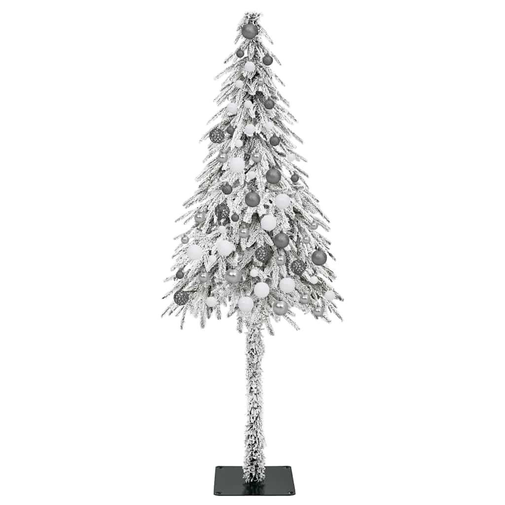 vidaXL Christmas Tree with 300 LEDs White 180 cm PE and Steel
