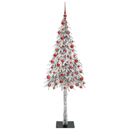 vidaXL Christmas Tree White 180 cm PE and Steel