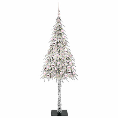 vidaXL Christmas Tree with 300 LEDs White 180 cm PE and Steel