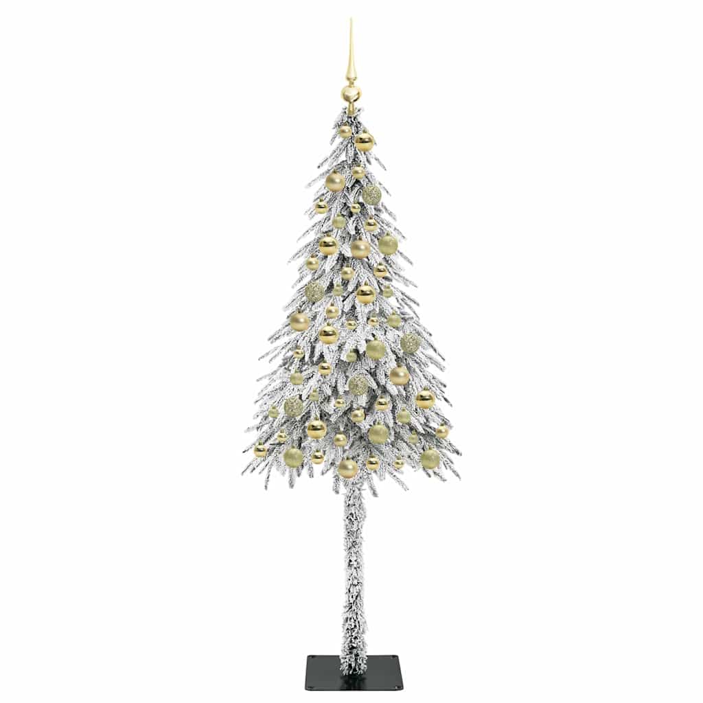 vidaXL Christmas Tree White 180 cm PE and Steel