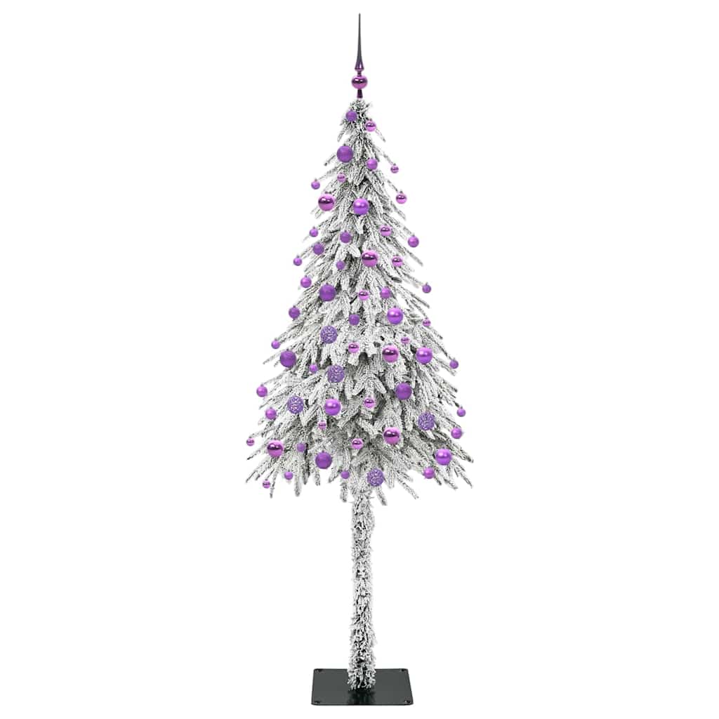 vidaXL Christmas Tree with 300 LEDs White 180 cm PE and Steel