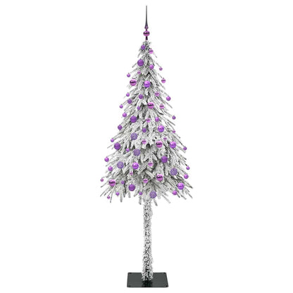vidaXL Christmas Tree with 300 LEDs White 180 cm PE and Steel