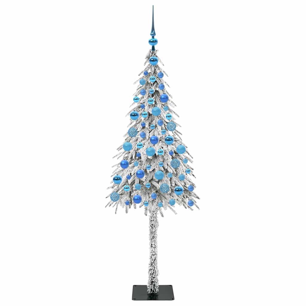 vidaXL Christmas Tree with 300 LEDs White 180 cm PE and Steel