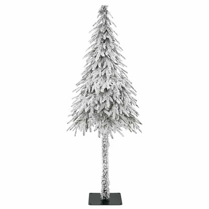 vidaXL Christmas Tree with 300 LEDs White 180 cm PE and Steel