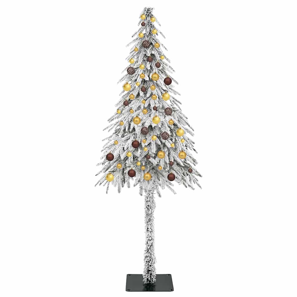 vidaXL Christmas Tree with 300 LEDs White 210 cm PE and Steel