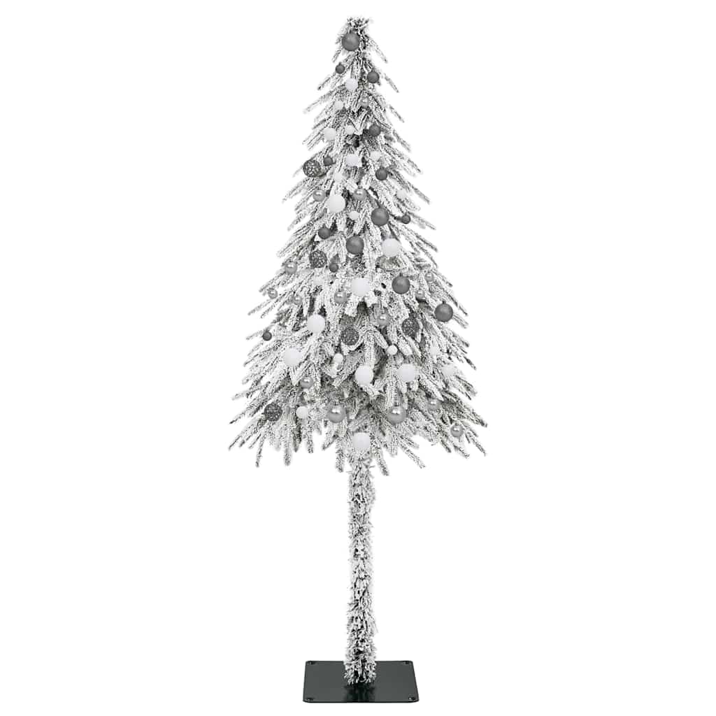 vidaXL Christmas Tree with 300 LEDs White 210 cm PE and Steel