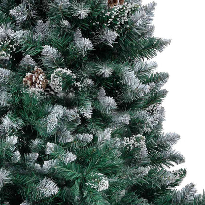 vidaXL Artificial Christmas Tree with 300 LEDs with Stand Green 180 cm