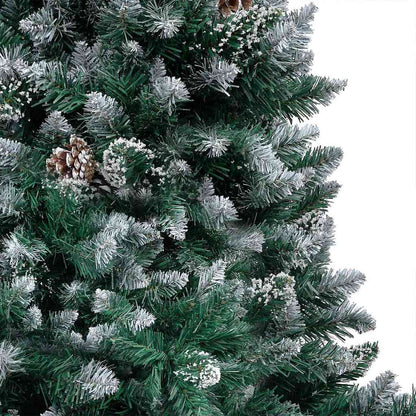 vidaXL Artificial Christmas Tree with 300 LEDs with Stand Green 180 cm