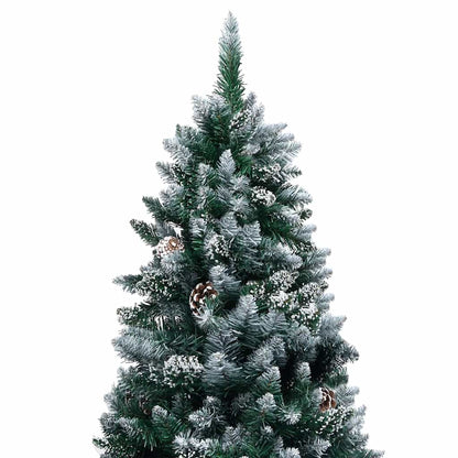 vidaXL Artificial Christmas Tree with 300 LEDs with Stand Green 180 cm