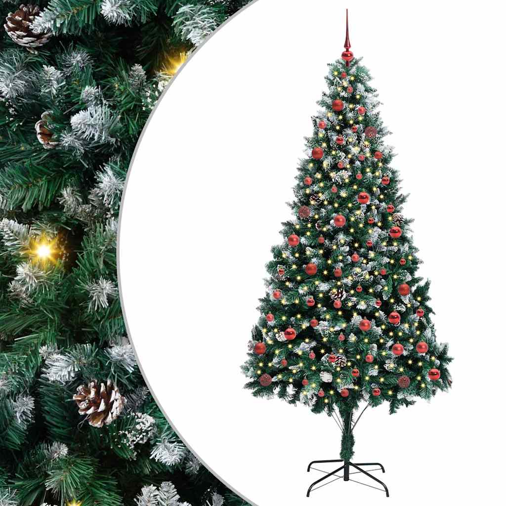 vidaXL Artificial Christmas Tree Green 210 cm