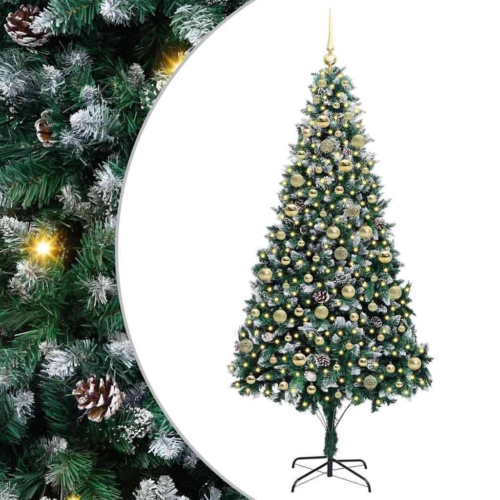 vidaXL Artificial Christmas Tree Green 210 cm