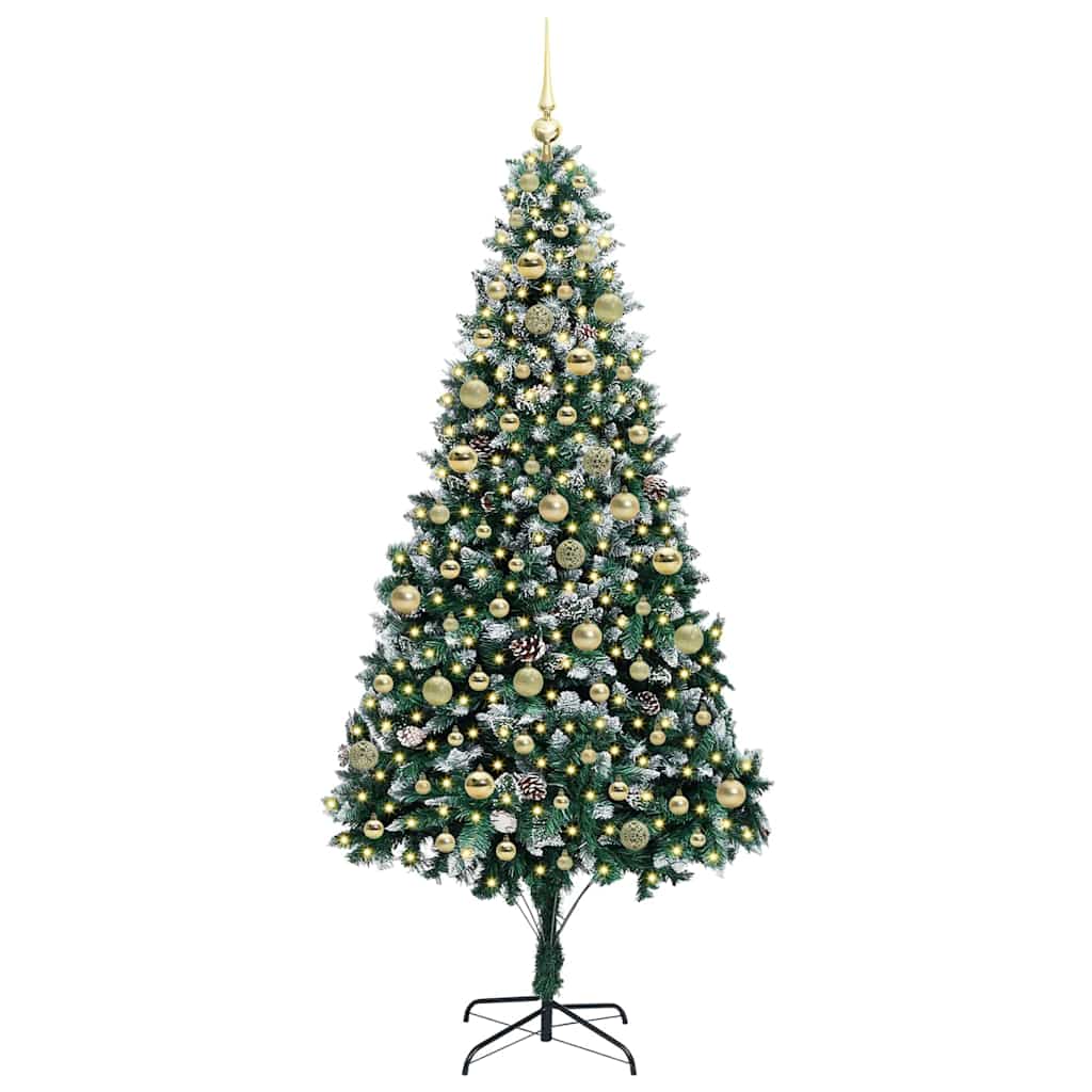 vidaXL Artificial Christmas Tree Green 210 cm