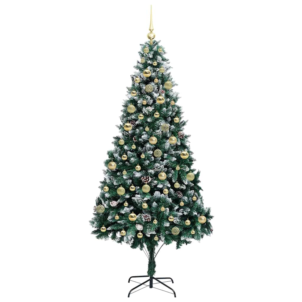 vidaXL Artificial Christmas Tree Green 210 cm