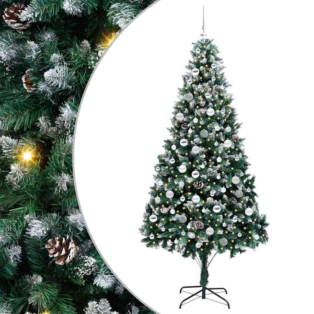 vidaXL Artificial Christmas Tree Green 210 cm