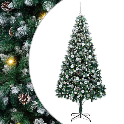 vidaXL Artificial Christmas Tree Green 210 cm