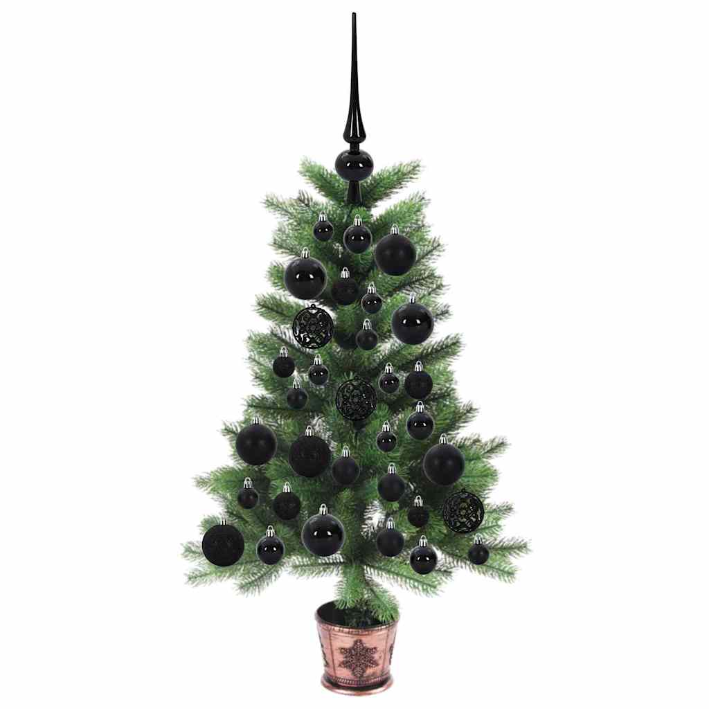 vidaXL Christmas Tree with 150 LEDs with Stand Green 65 cm PE