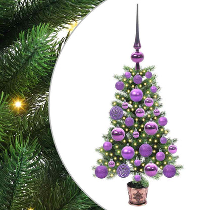 vidaXL Christmas Tree with 150 LEDs with Stand Green 65 cm PE