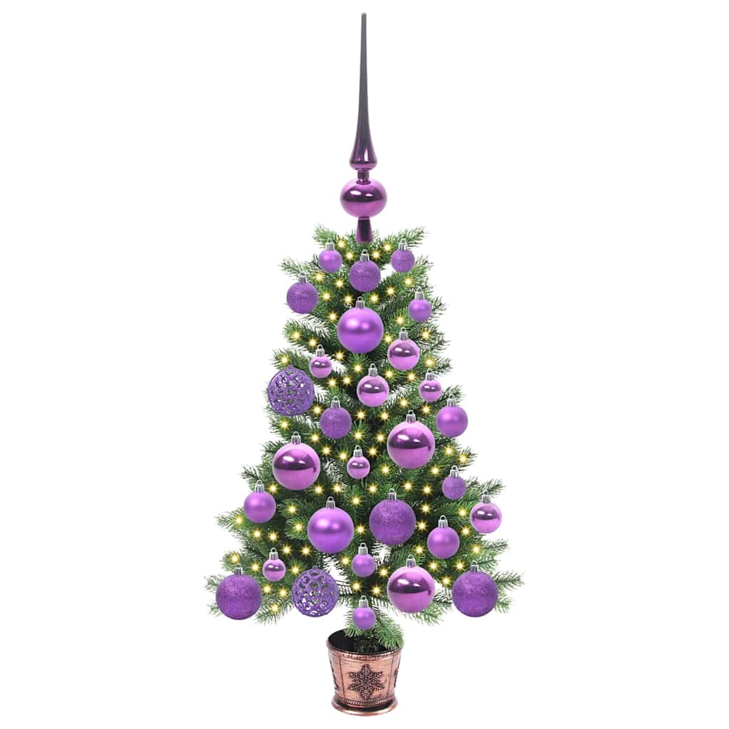 vidaXL Christmas Tree with 150 LEDs with Stand Green 65 cm PE
