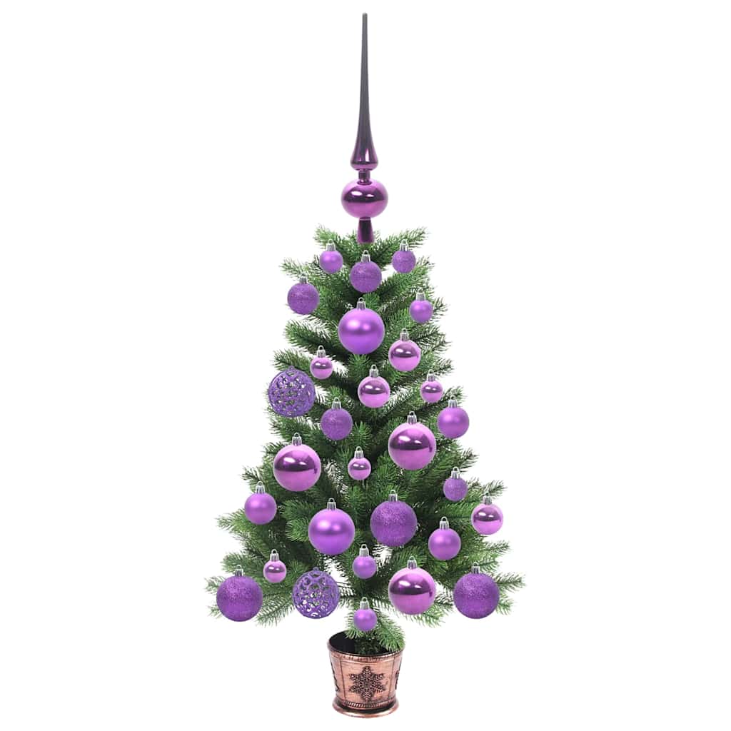 vidaXL Christmas Tree with 150 LEDs with Stand Green 65 cm PE