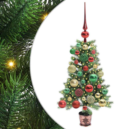 vidaXL Christmas Tree with 150 LEDs with Stand Green 65 cm PE