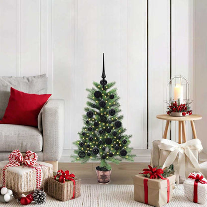 vidaXL Christmas Tree with 150 LEDs with Stand Green 90 cm PE