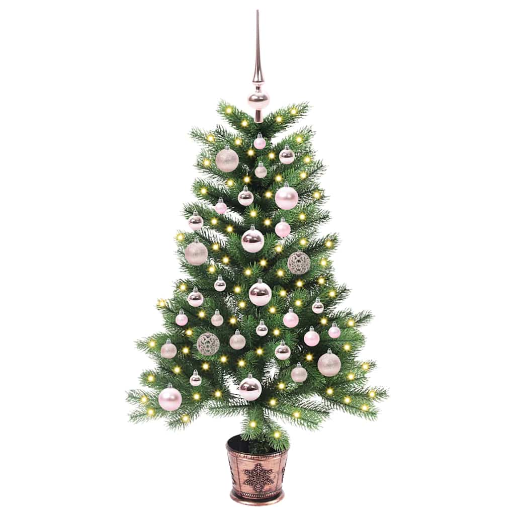 vidaXL Christmas Tree with 150 LEDs with Stand Green 90 cm PE